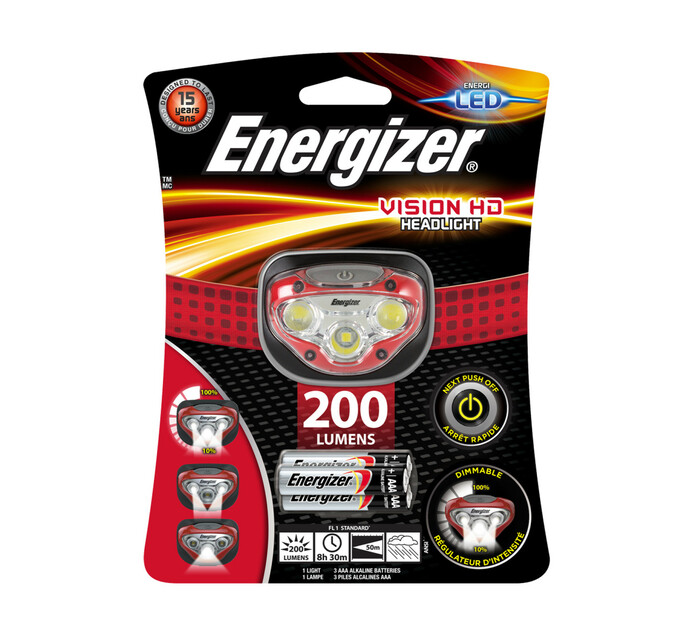 Energizer 300-Lumen Vision Headlamp
