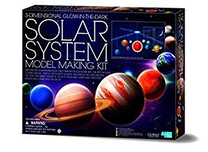 Glow Solar System Mobile Making