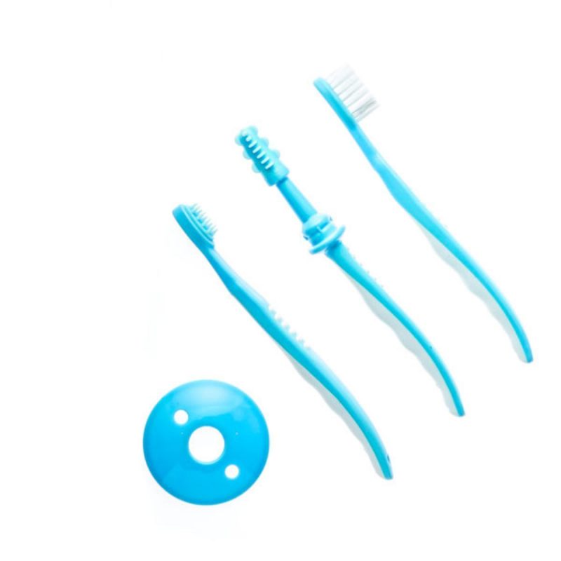 Baby Toothbrush Set 3 Piece 0m+ - Blue