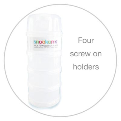 Snookums Baby Formula Container With 4 Large Compartments