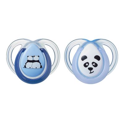 Tommee Tippee Anytime Soother 0-6m 2 Pack - Boy