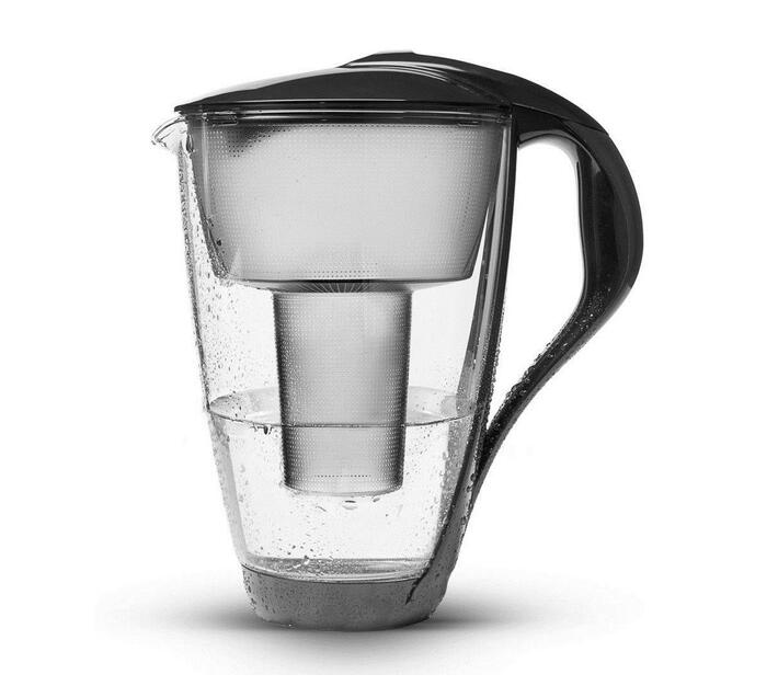 PearlCo Glass Water Filter Jug 2L - Anthracite