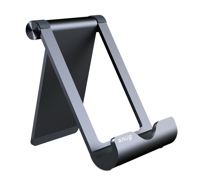 Snug Mini Foldable Phone and Tablet Stand Grey